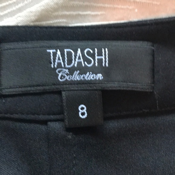 Tadashi Collection black silk lined gored skirt - Picture 4 of 5